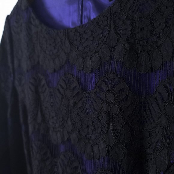 French Connection Leana Lace Flared Dress – 8 - Picture 6 of 15